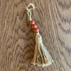 Beaded Jute Tassel